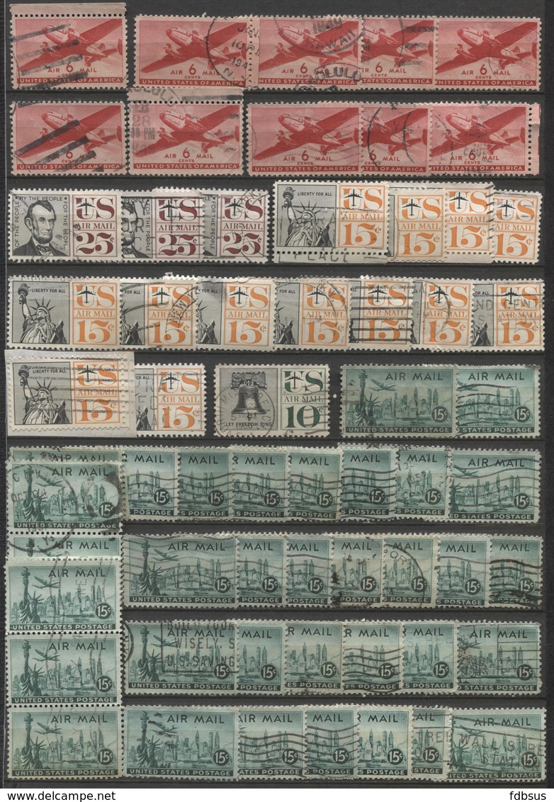 3 Scans Timbres - Doubles - Restant D'une Collection D'un étude Couleurs - A Voir Scans - Airmail - Luchtpost - Autres & Non Classés