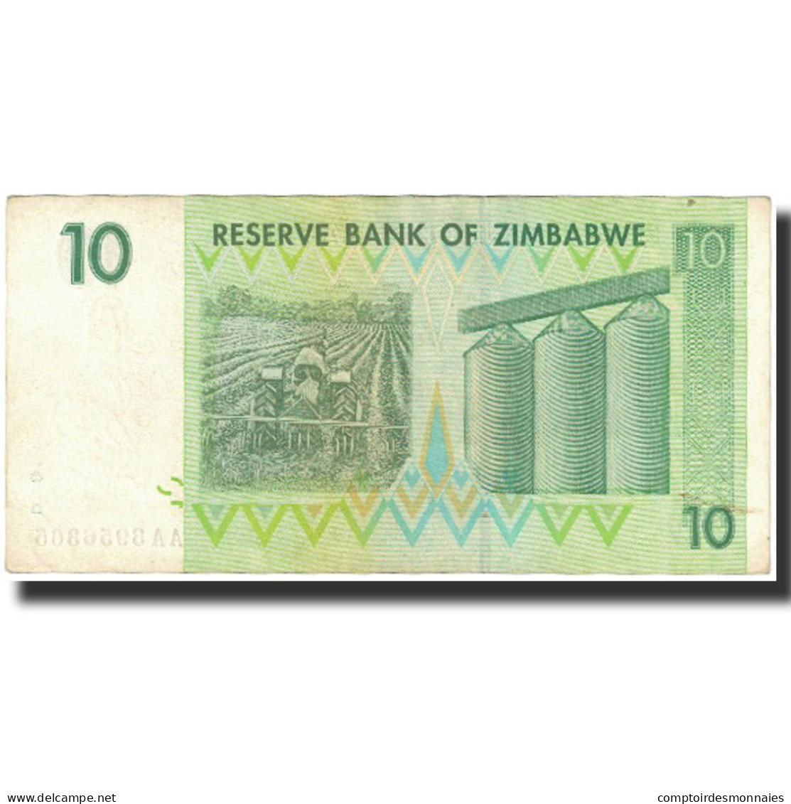 Billet, Zimbabwe, 10 Dollars, 2007, Undated (2007), KM:67, SUP - Zimbabwe