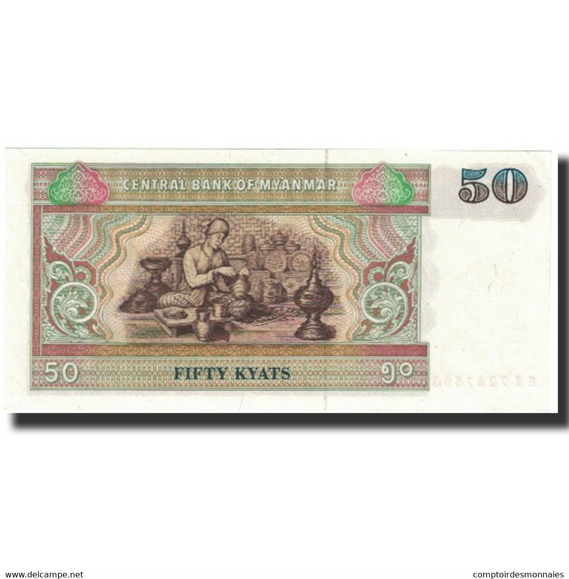 Billet, Myanmar, 50 Kyats, Undated (1997), KM:73a, NEUF - Myanmar