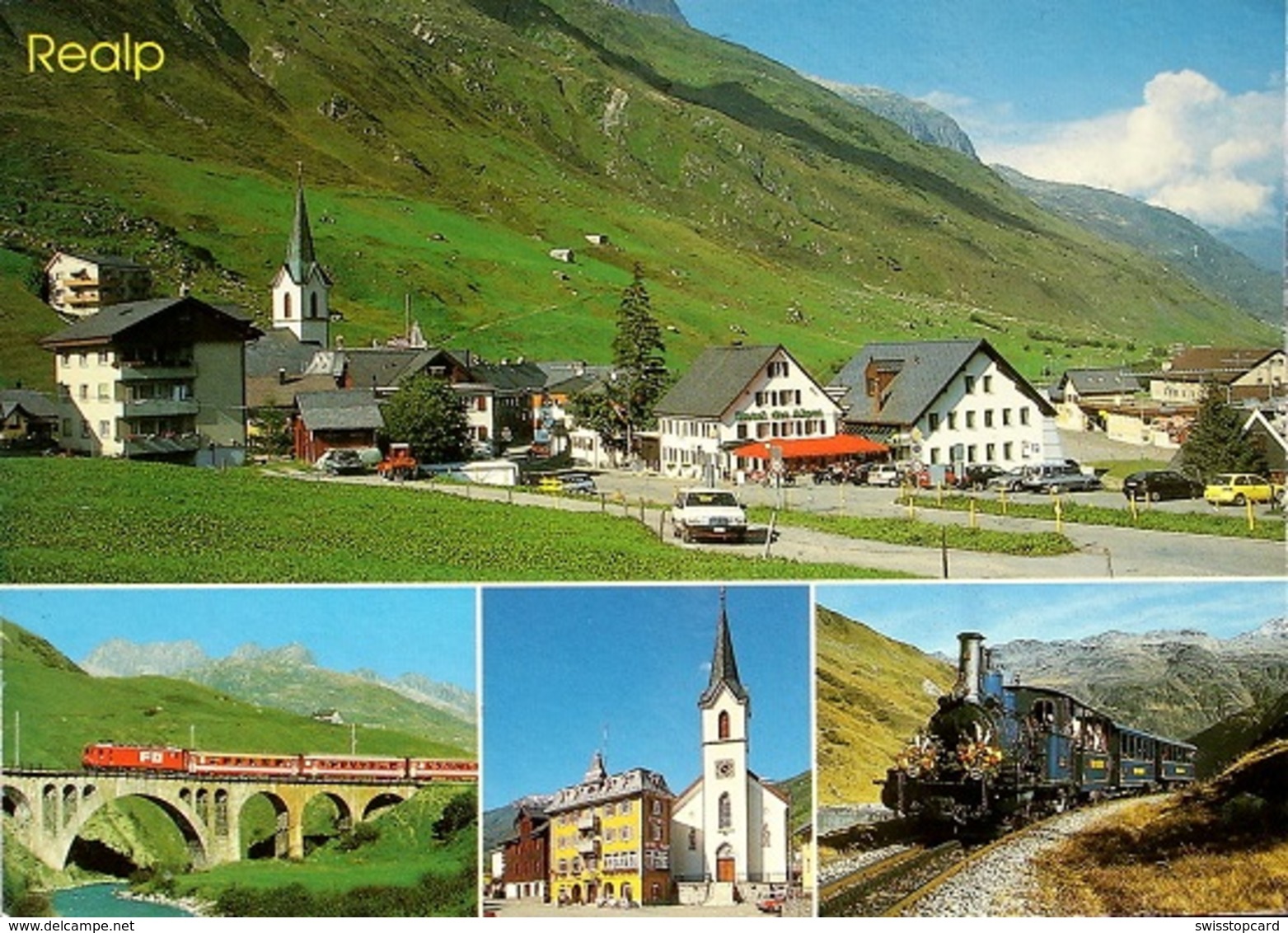 REALP Furka-Oberalp-Bahn Und Dampfbahn Furka-Bergstrecke Auto - Realp