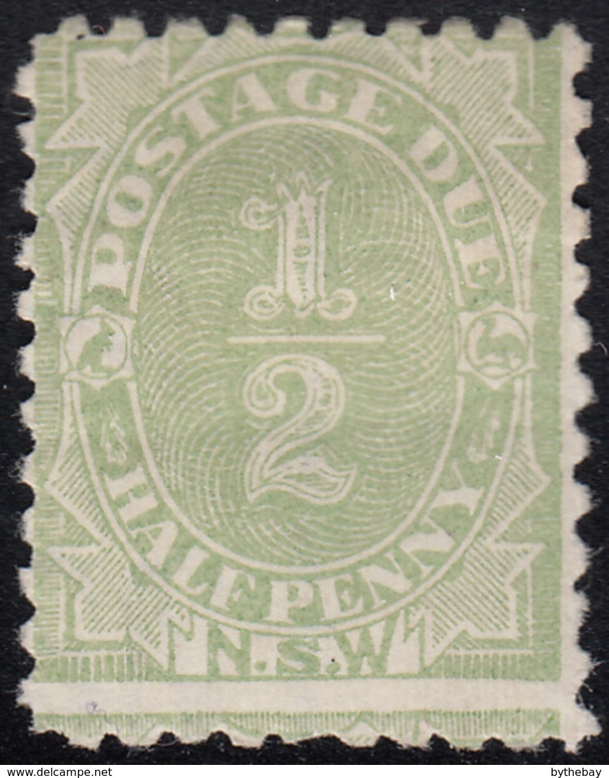 New South Wales 1891-92 MH Sc J1 1/2p Postage Due - Ongebruikt