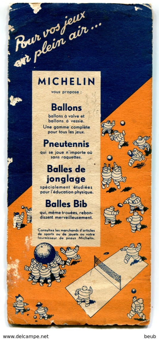 Carte Michelin N° 199 (France Sud) Camping Saison 1938 (4 Scans) - Cartes Routières