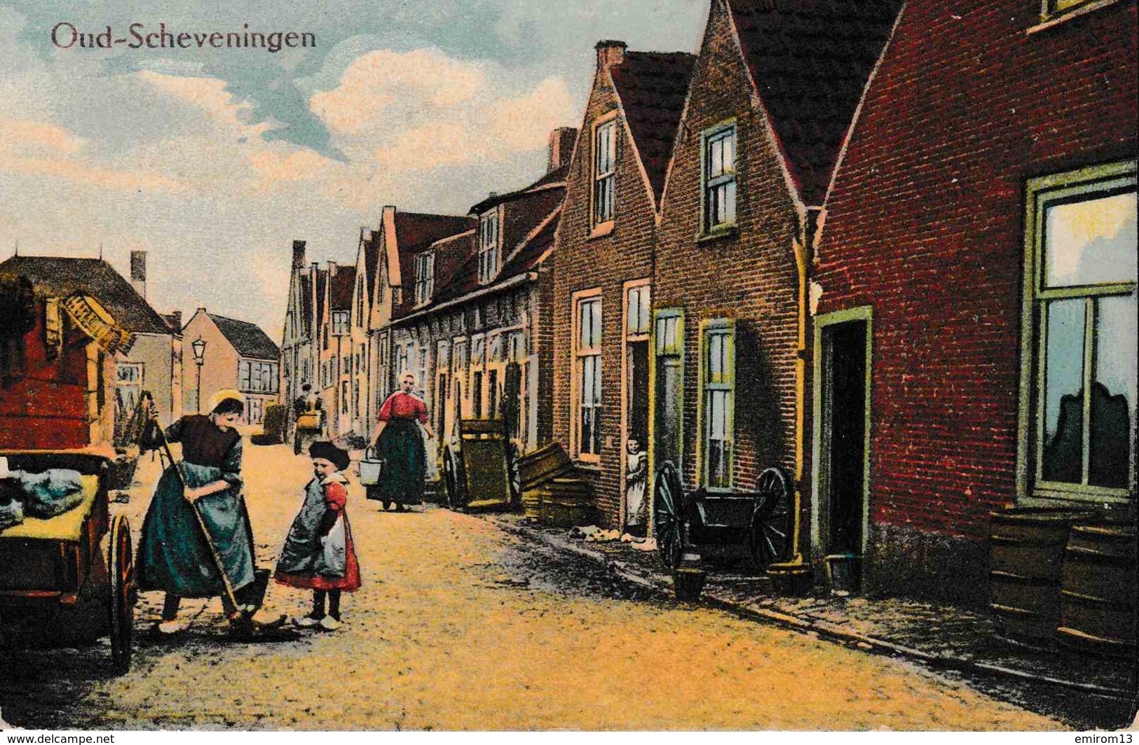 Pays Bas Oud Scheveningen Couleur 1915 - Scheveningen