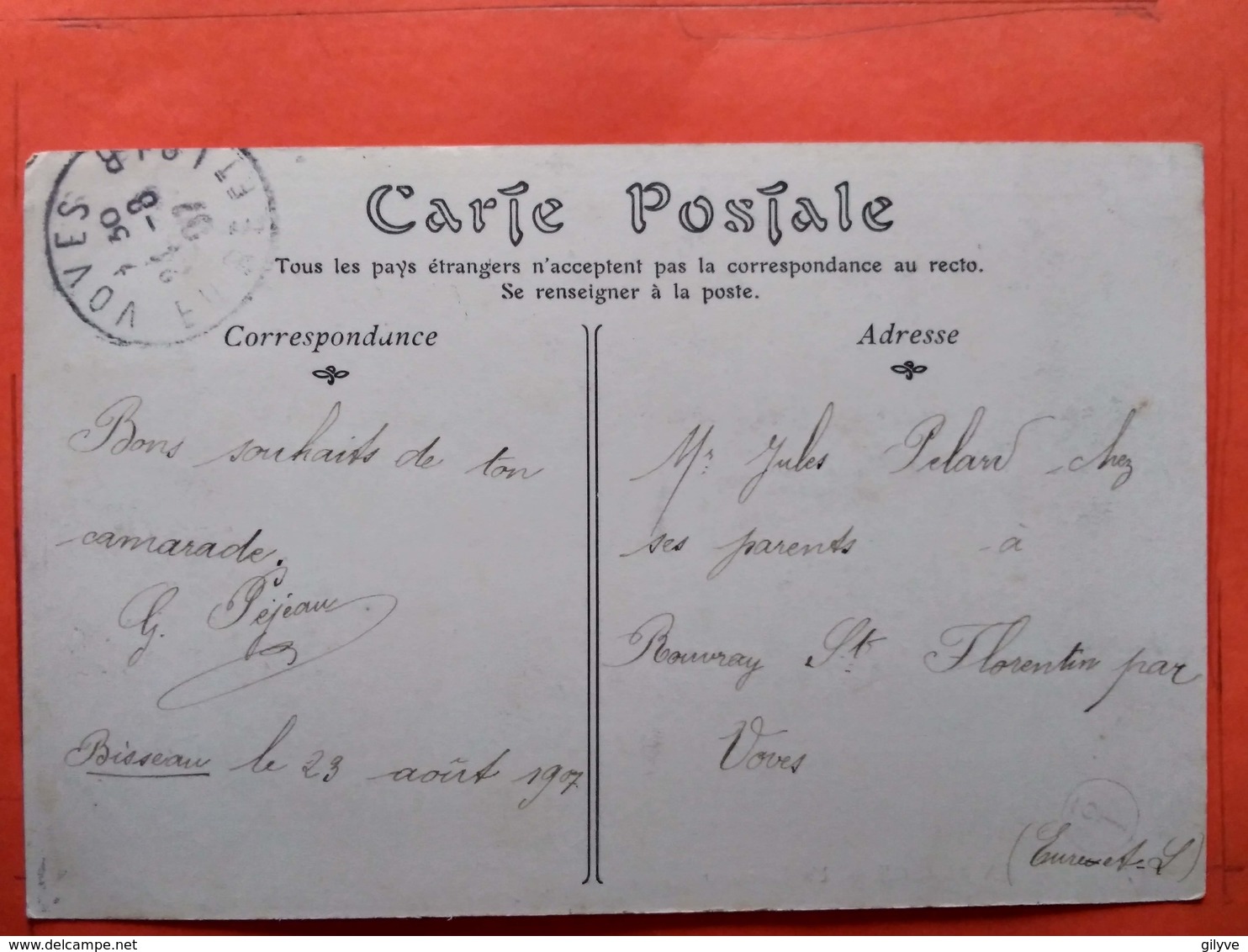 CPA (28) Plan Rare. En Beauce. Un Laboureur.   (L1007) - Autres & Non Classés