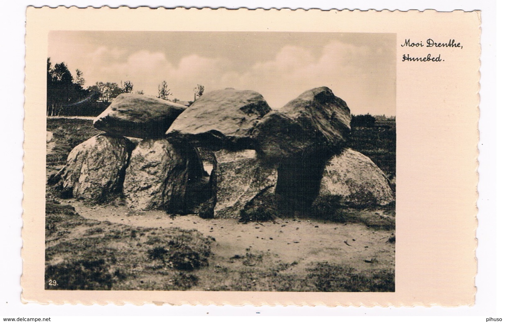 HUN-55   DRENTHE With Hunnebed ( Dolmen ) - Dolmen & Menhirs