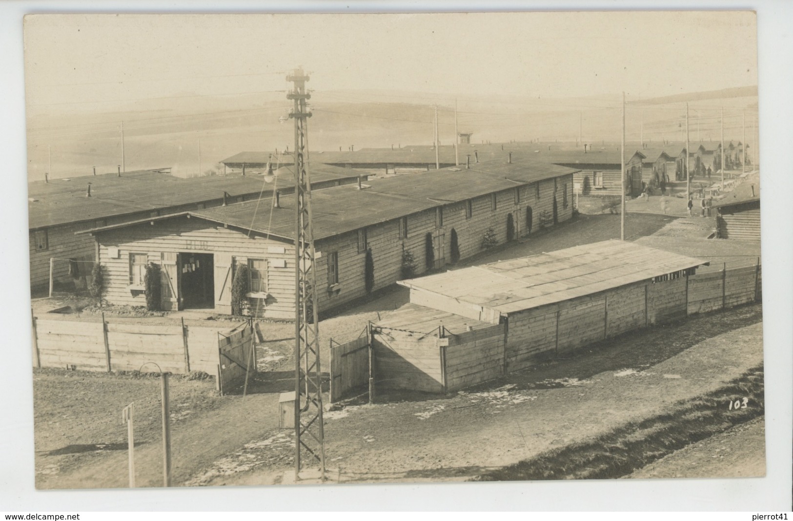 GUERRE 1914-18 - ALLEMAGNE - CAMP DE PRISONNIERS DE HAMMELBURG - Carte Photo Du Camp - Hammelburg