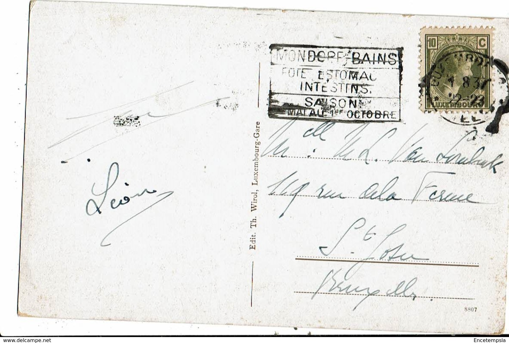 CPA Carte Postale Luxembourg-Vue Prise Des Remparts -1937 M12567 - Luxembourg - Ville