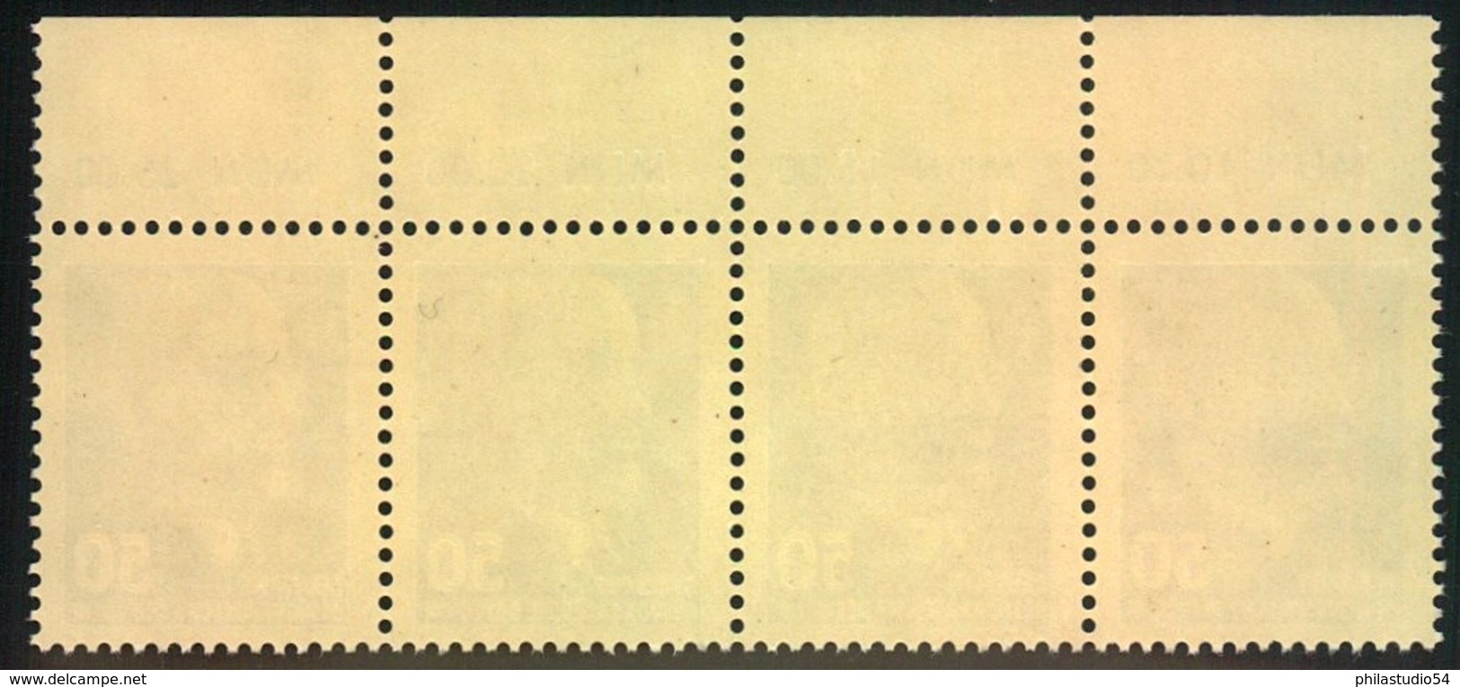 Ulbricht Postfrische Oberrandstreifen "DM" Und "MDN", Michel Ca. 450,- - Ansehen - Nuevos