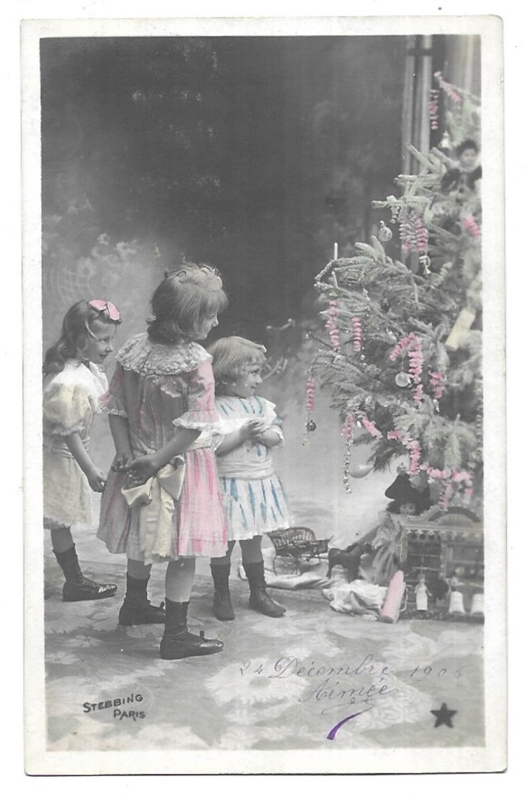 Poupées Jouets Fillettes Sapin De Noel Série N° 823 Stebbing Paris - Jeux Et Jouets