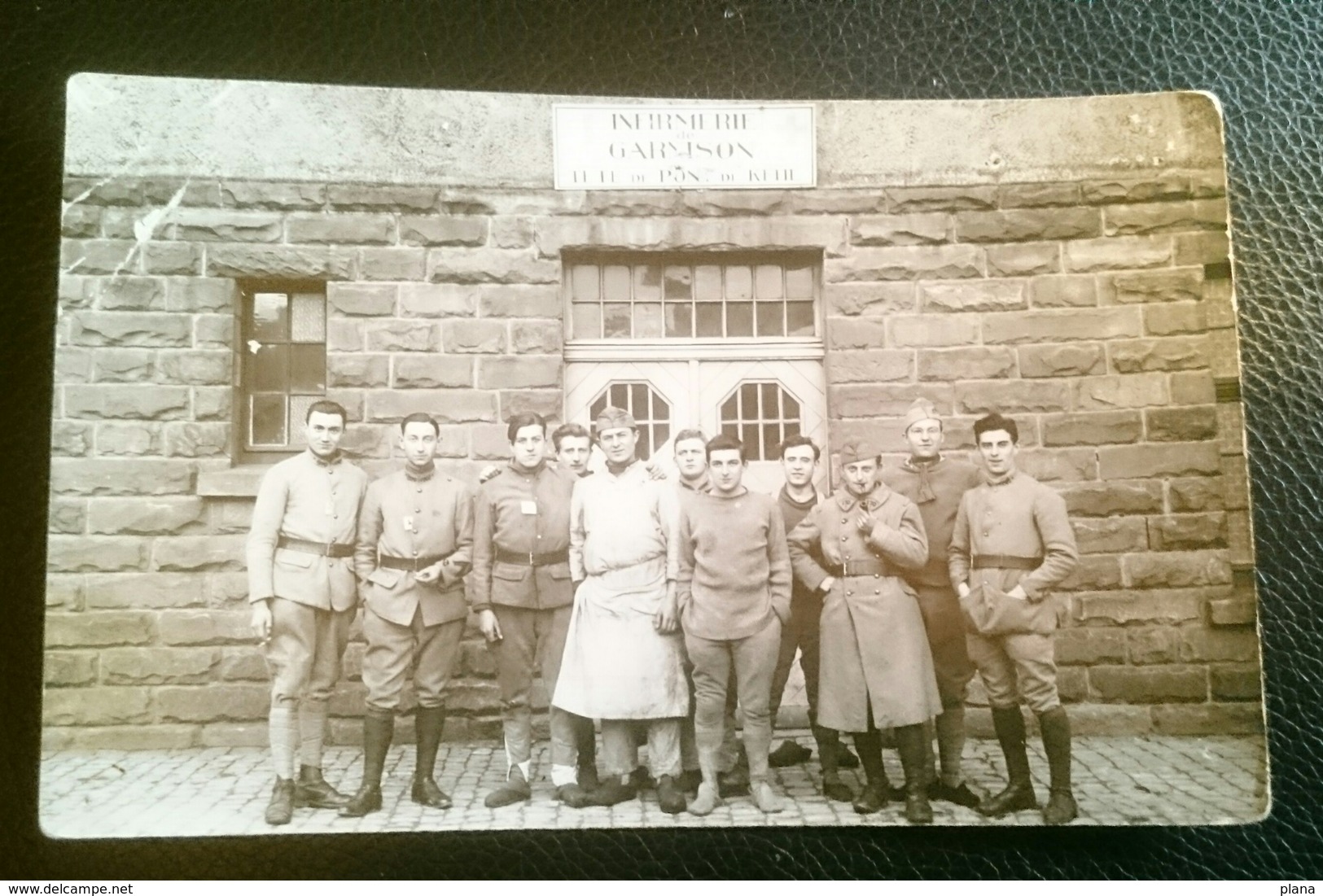 Carte Postale Militaire Infirmerie De Garnison Tête De Pont De Kehl - Autres & Non Classés