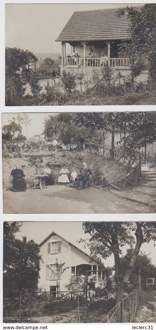 3 CARTE PHOTO DE YERRES  BON ETAT + PORT - Autres & Non Classés