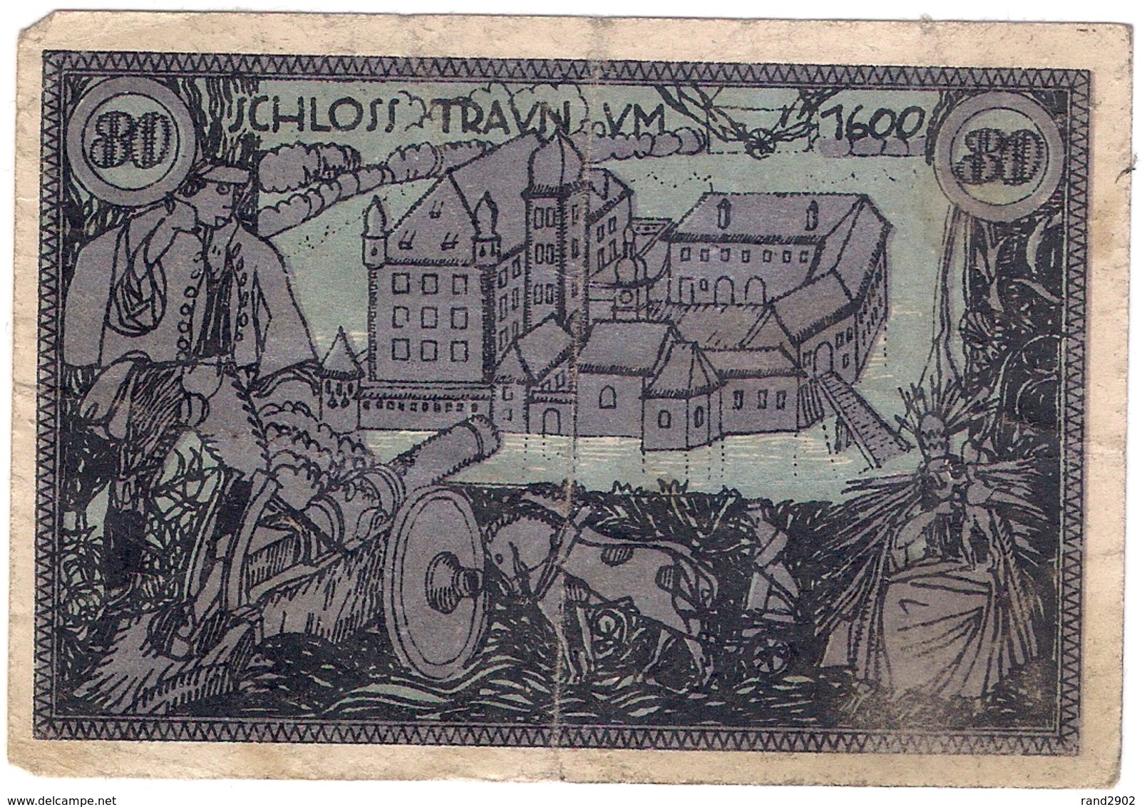 Österreich Austria Notgeld 80 HELLER FS1080 TRAUN /143M/ - Austria