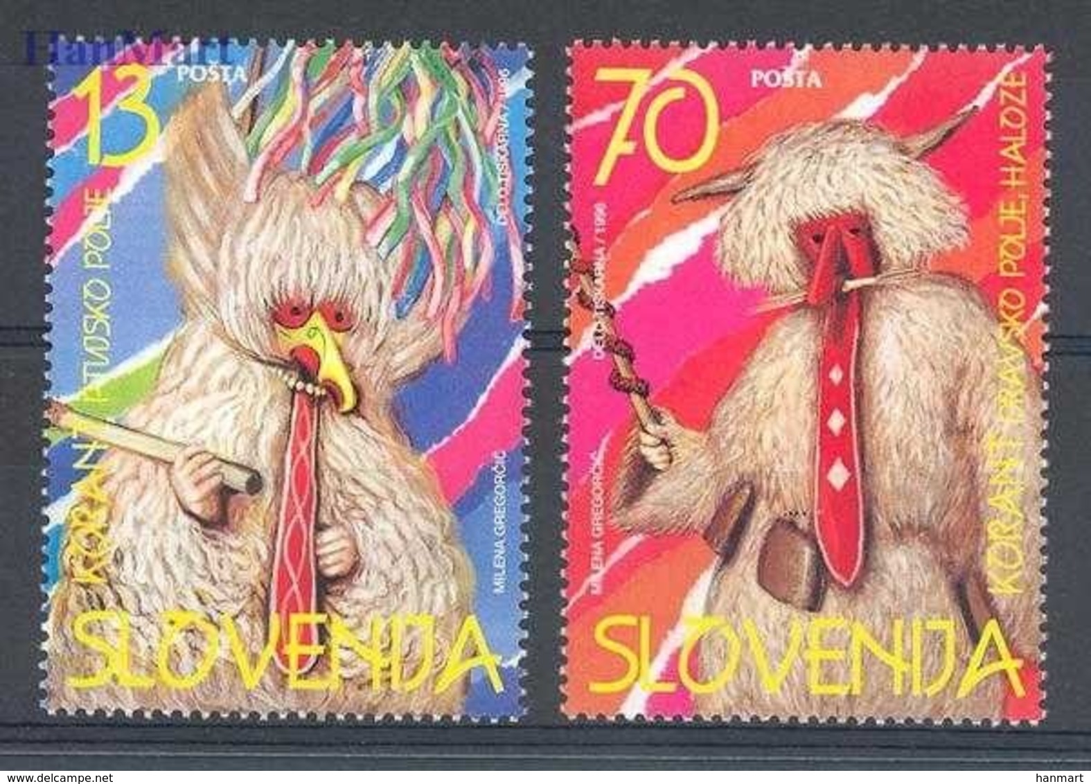 Slovenia 1996 Mi 129-130 MNH ( ZE2 SLN129-130 ) - Autres & Non Classés