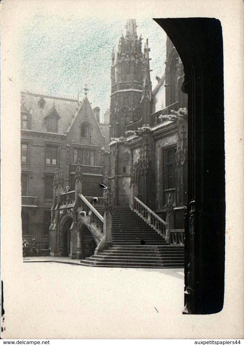 Photo Originale Rouen - 76000 - Le Grand Escalier Du Palais De Justice De Rouen En 1930 - Lugares