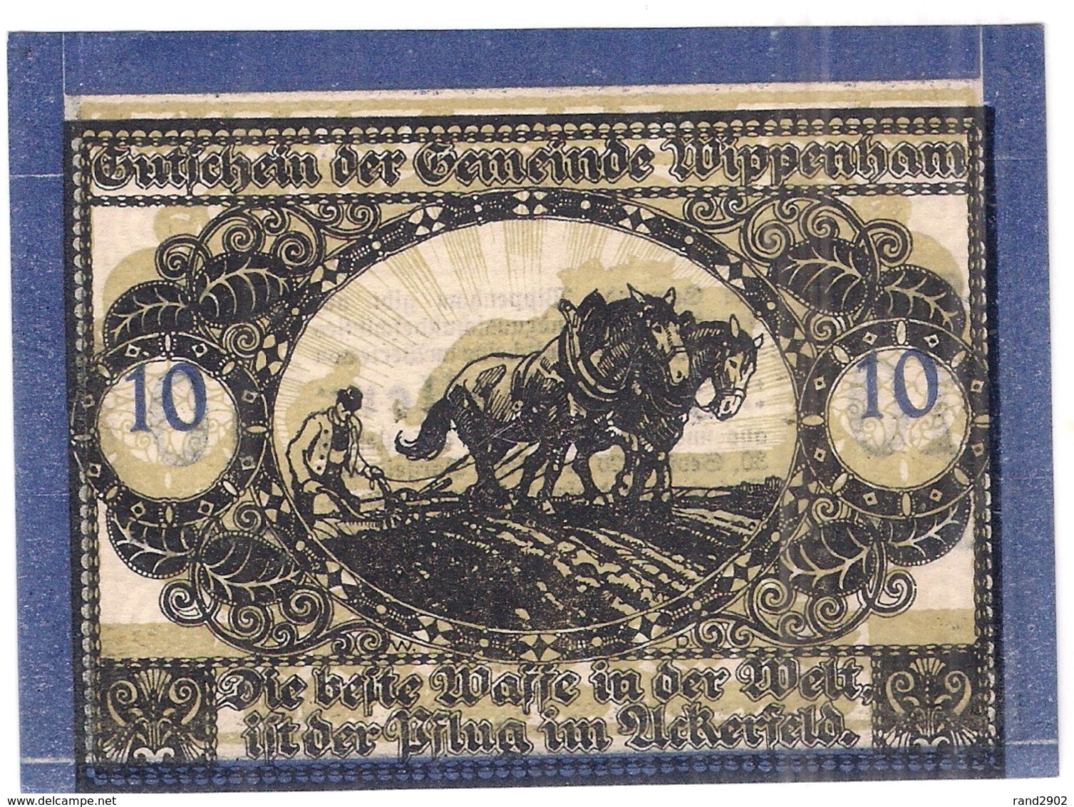 Österreich Austria Notgeld 10 HELLER FS1247a WIPPENHAM /143M/ - Austria