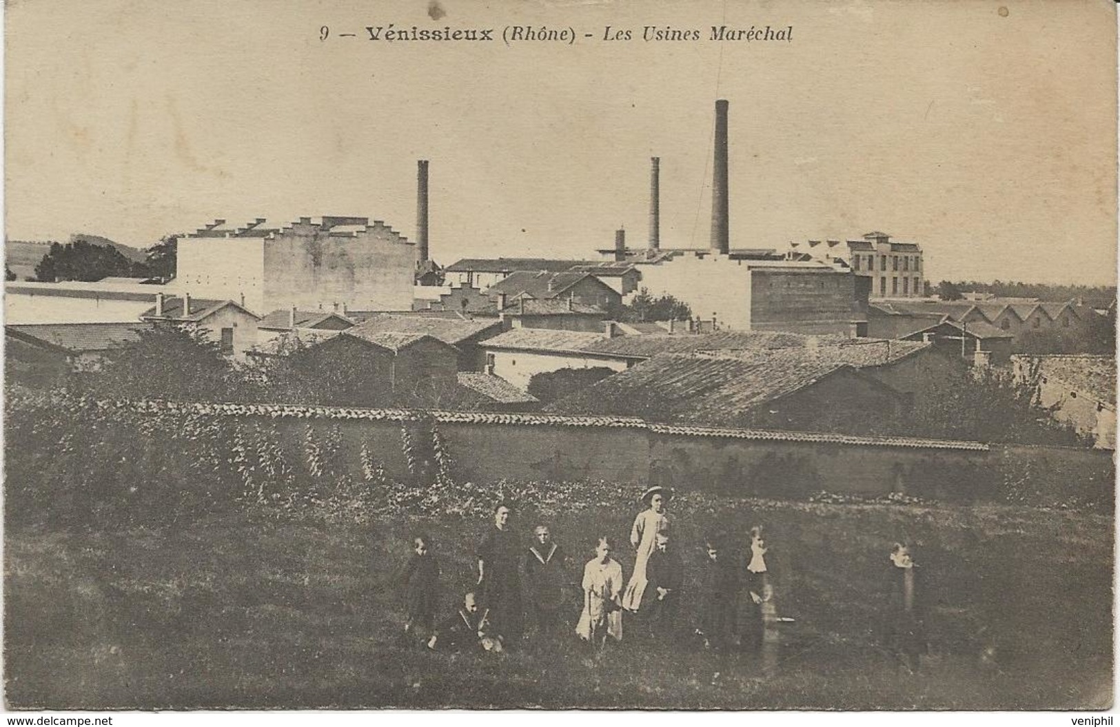 VENISSIEUX - RHONE - LES USINES MARECHAL  ANNEE 1908 - Vénissieux