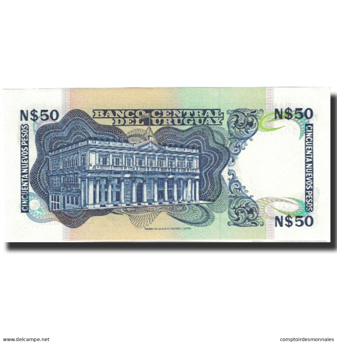 Billet, Uruguay, 50 Nuevos Pesos, Undated (1978-87), KM:61a, NEUF - Uruguay