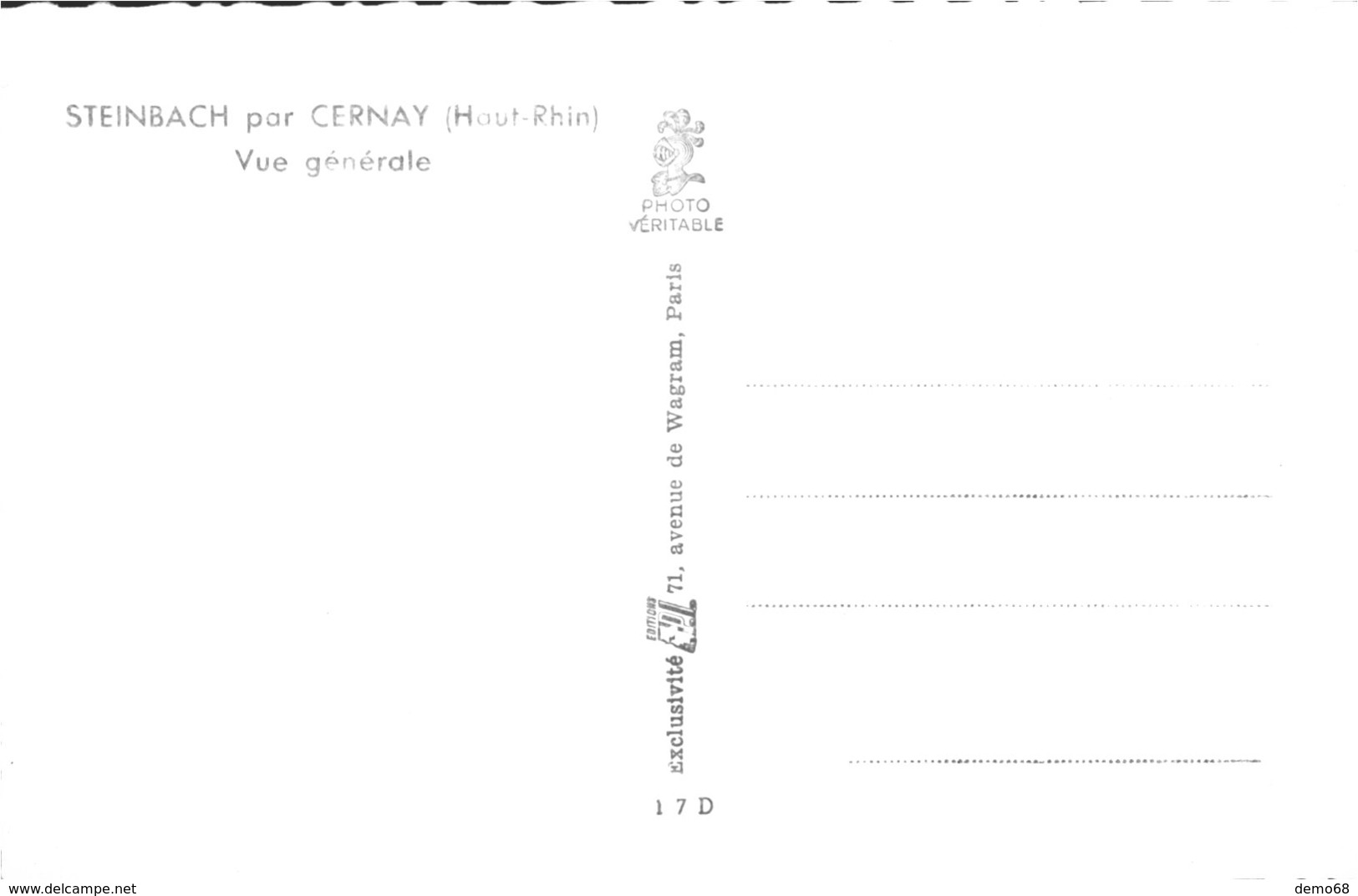 Steinbach Par Cernay Haut Rhin Vue Aérienne - Autres & Non Classés