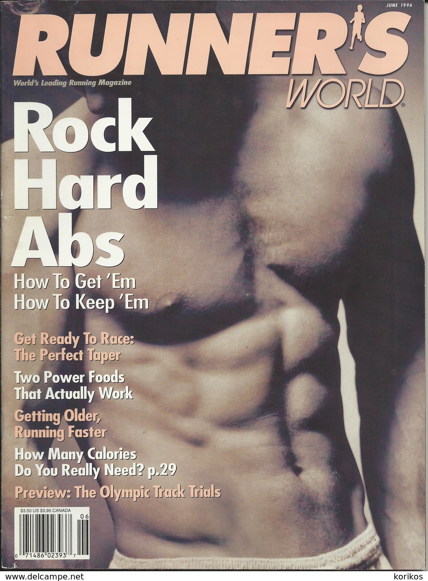 RUNNERS WORLD - RUNNER’S WORLD MAGAZINE - US EDITION - JUNE 1996 – ATHLETICS - TRACK AND FIELD - 1950-Aujourd'hui