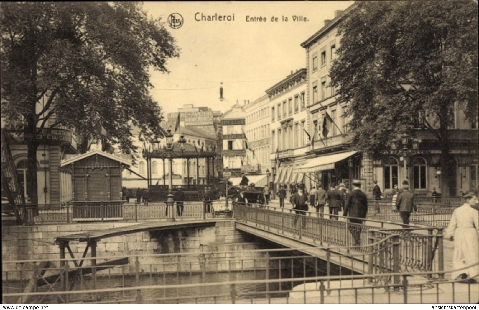 Cp Charleroi Wallonien Hennegau, Entrée De La Ville, Brücke - Andere & Zonder Classificatie