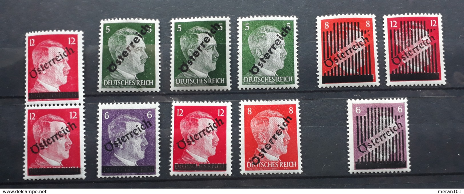 Österreich 1945, Partie Aushilfsausgaben MNH Postfrisch - Ungebraucht