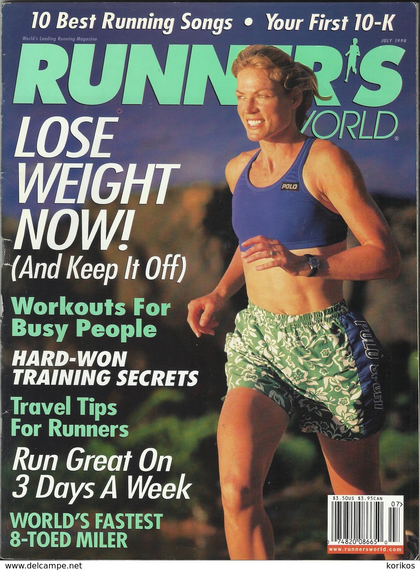 RUNNERS WORLD - RUNNER’S WORLD MAGAZINE - US EDITION - JULY 1998 – ATHLETICS - TRACK AND FIELD - 1950-Aujourd'hui