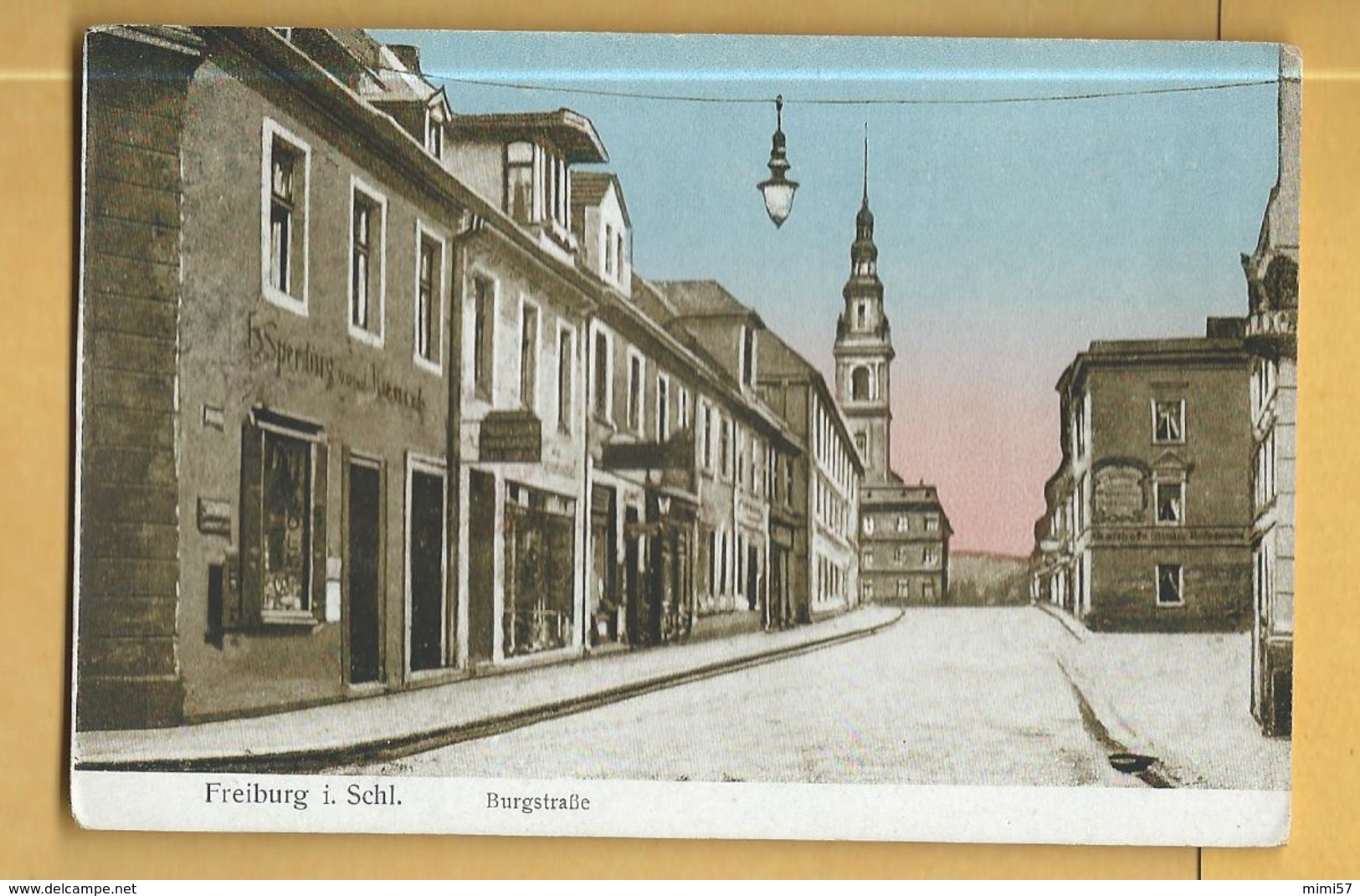 C.P.A. Freiburg I. Schl. - Burgstrasse - Freiburg I. Br.