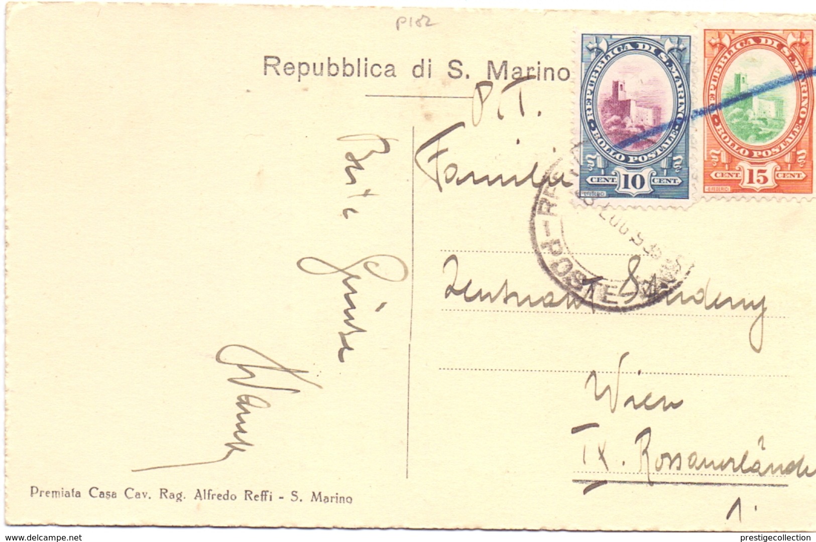 SAN MARINO POST CARD 1935  (FEB20408) - San Marino