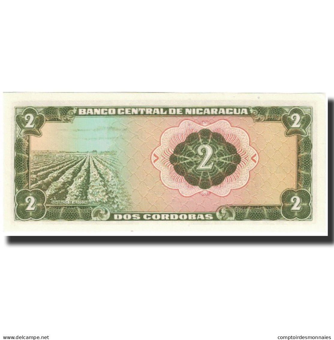 Billet, Nicaragua, 2 Cordobas, 1972, 1972-04-27, KM:121a, NEUF - Nicaragua