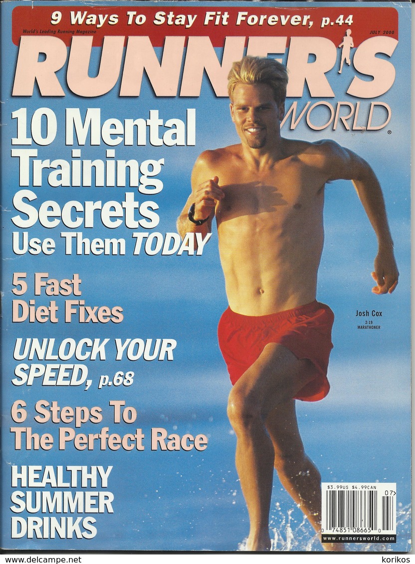 RUNNERS WORLD - RUNNER’S WORLD MAGAZINE - US EDITION – JULY 2000 – ATHLETICS - TRACK AND FIELD - 1950-Aujourd'hui