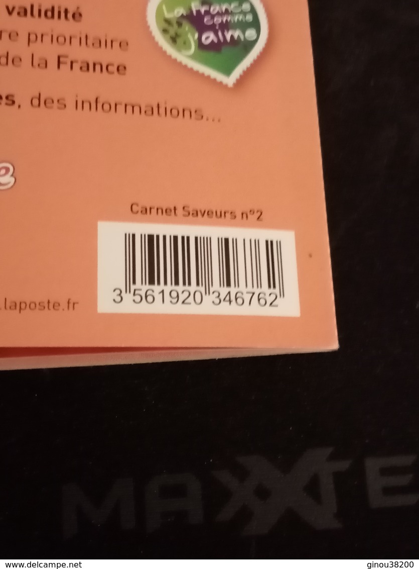 12 Timbres Autocollants Les Saveurs De Nos Régions Carnet N°2 - Autres & Non Classés