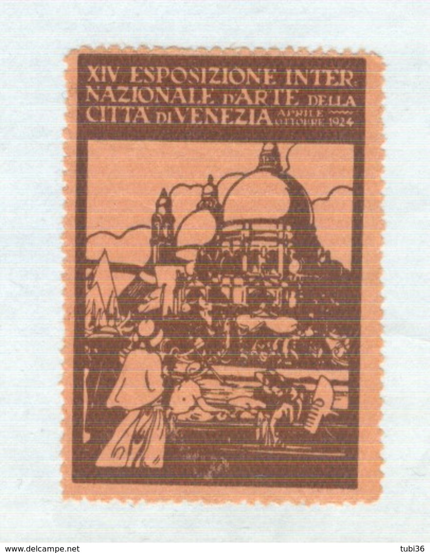 XIV ESPOSIZIONE INTERNAZIONALE D'ARTE CITTA' DI VENEZIA -1924 - ERINNOFILO - Altri & Non Classificati