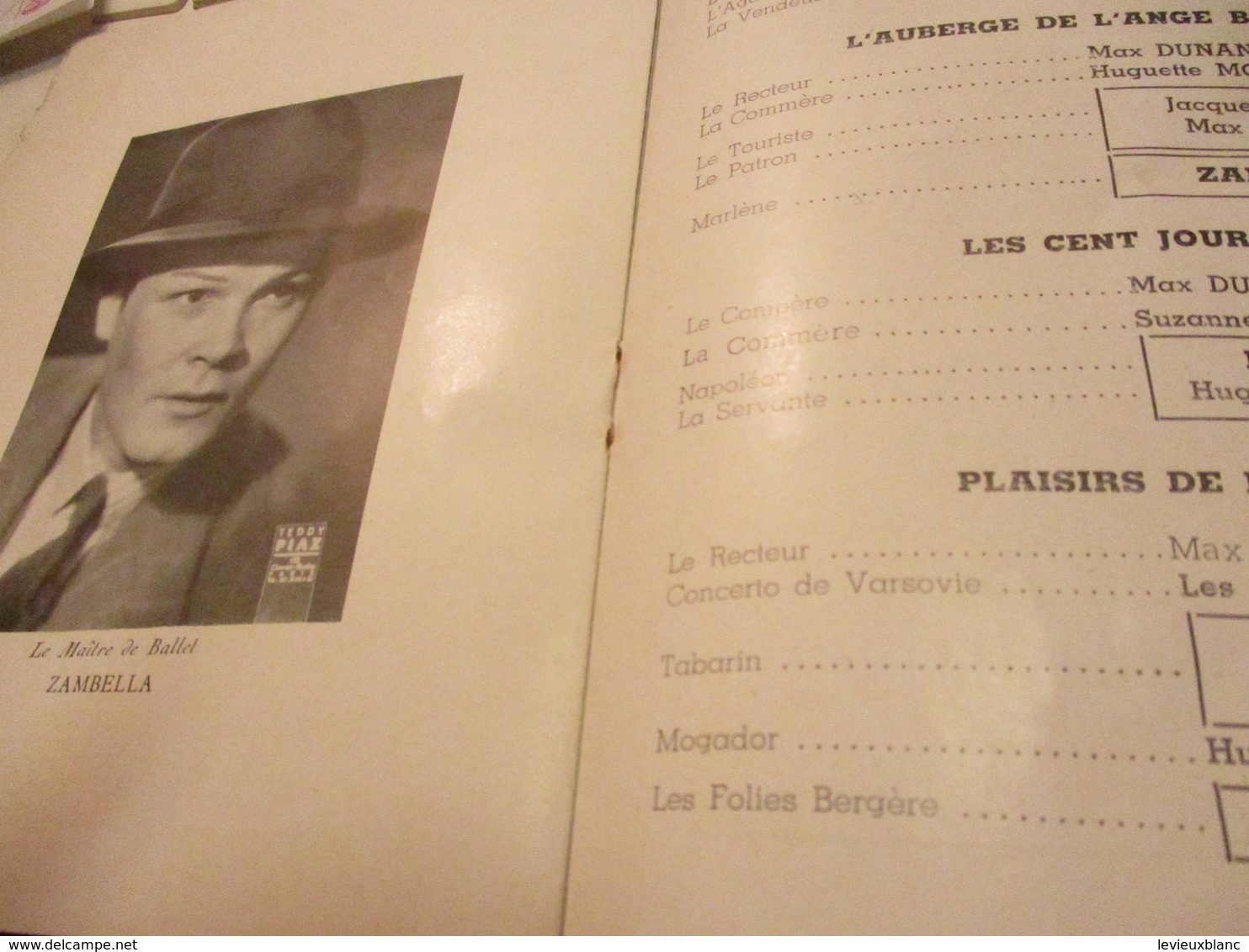 Programme/Théâtre de l'Arbalete/ Charles Albertos/" Lycée en folie"/Fernand SARDOU//1950-1951     PROG266