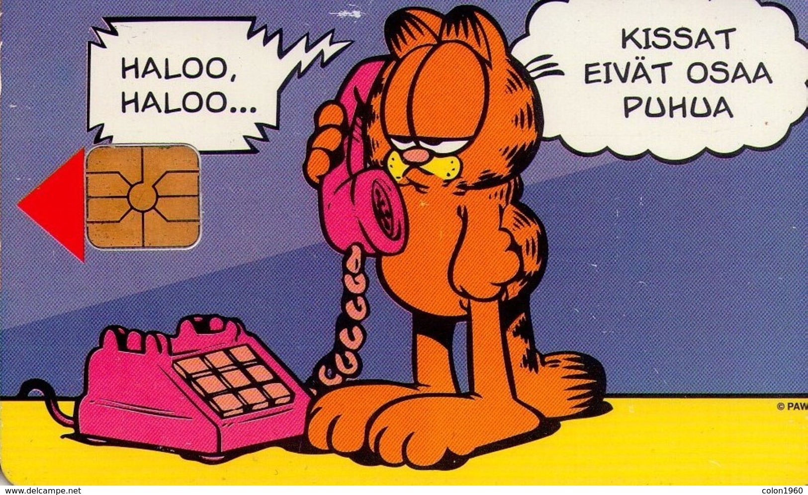 FINLANDIA. HPY-E65A. CINE. GATO - CAT. Garfield 3. 10000 Ex. (662). - Gatos