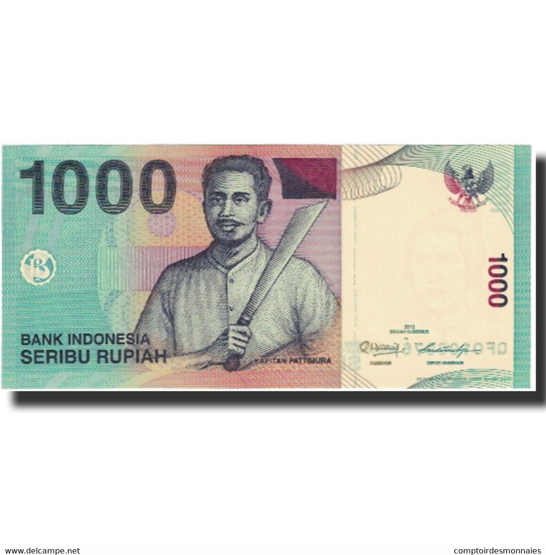 Billet, Indonésie, 1000 Rupiah, 2012, KM:141l, NEUF - Indonésie