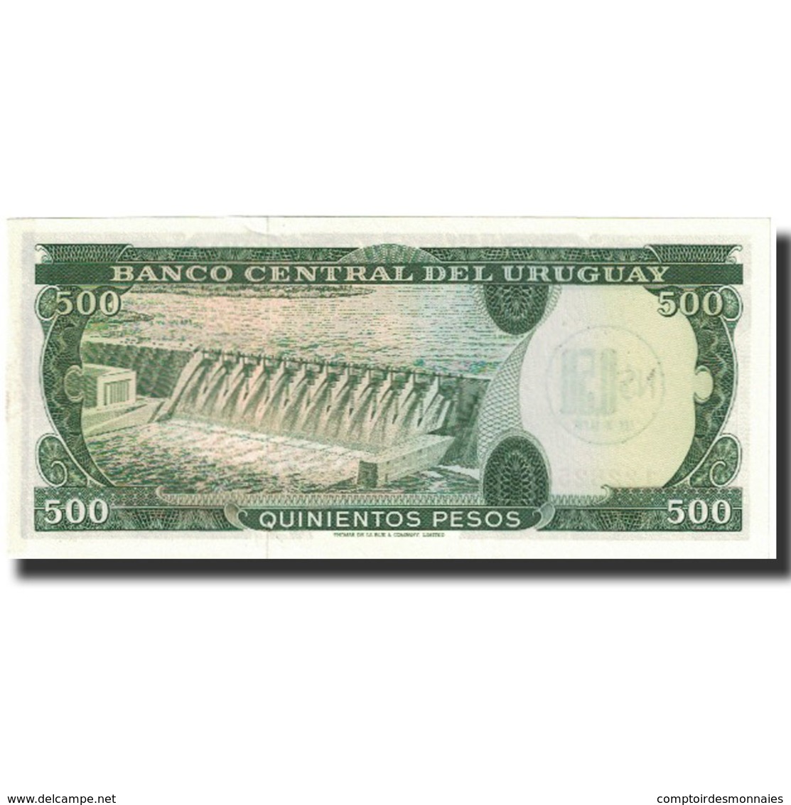 Billet, Uruguay, 0.50 Nuevo Peso On 500 Pesos, Undated (1967), KM:54, NEUF - Uruguay