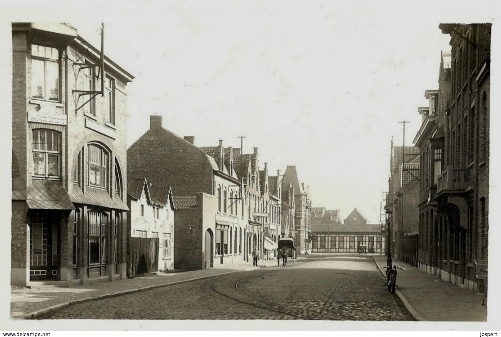 Diksmuide, Diksmude, Station Tramstatie, La Gare,  Atelage, Foto Van Oude Fotokaart, 2 Scans - Lugares