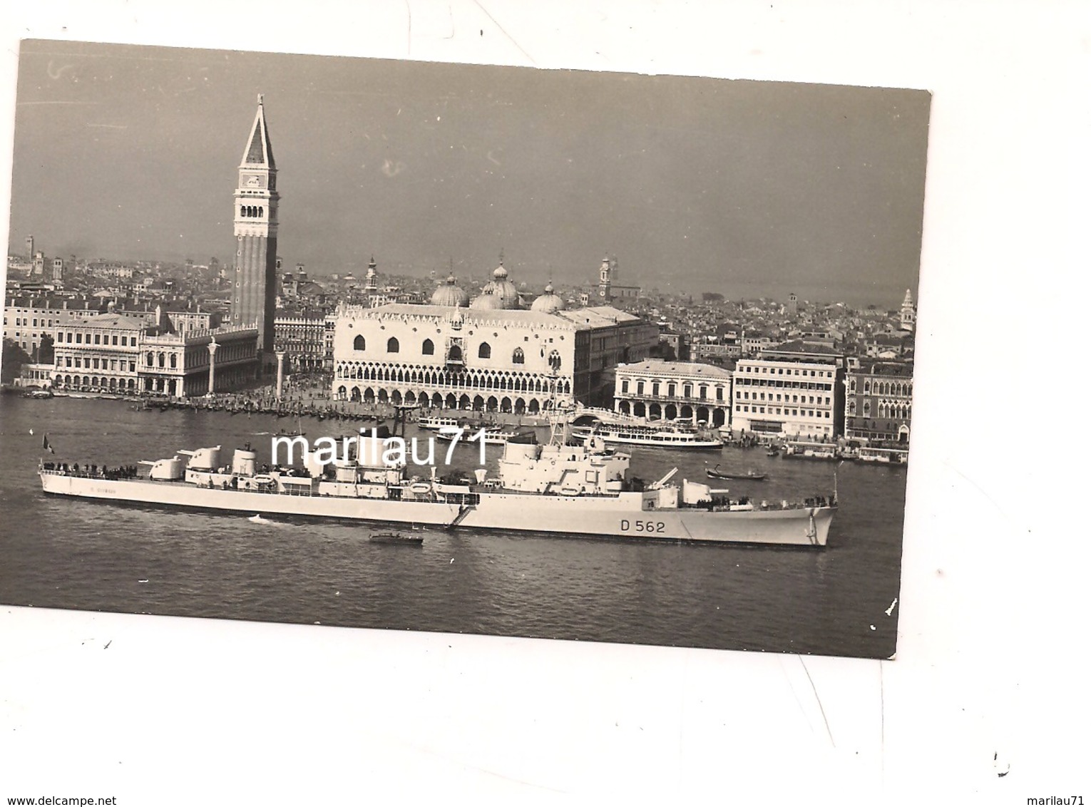 P477 Veneto VENEZIA Nave Marina Militare 1957 Viaggiata Fp - Venezia