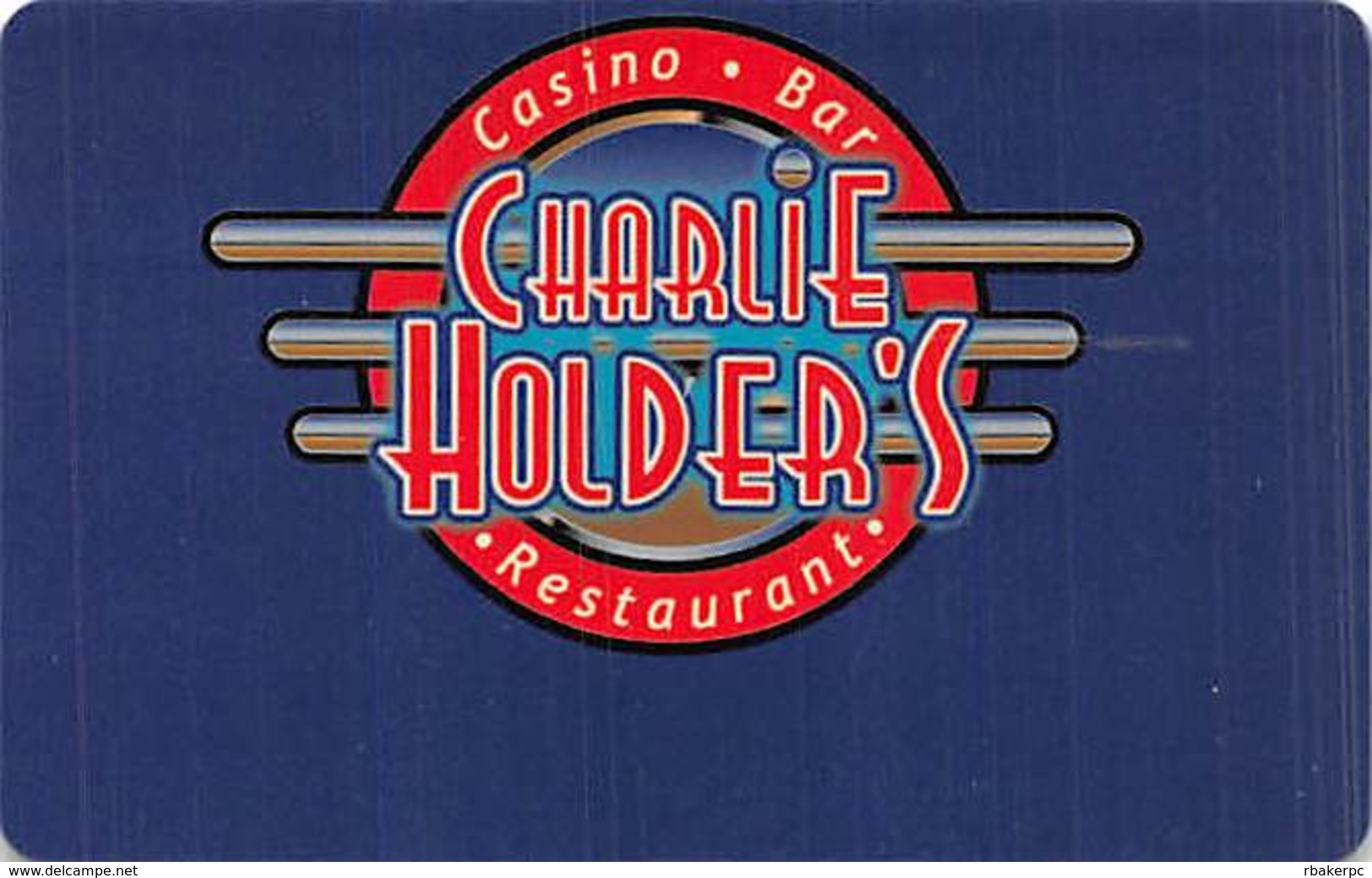 Charlie Holder's Casino Henderson NV - BLANK Slot Card - Casino Cards