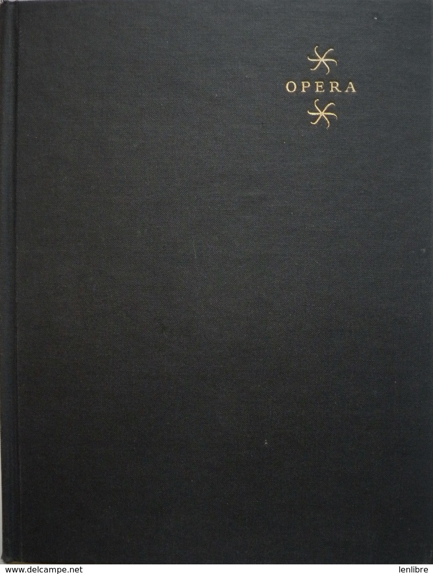 A PICTURE HISTORY Of OPÉRA. Philip Hope-Wallace. E.Hulton And Company. 1959. - Culture