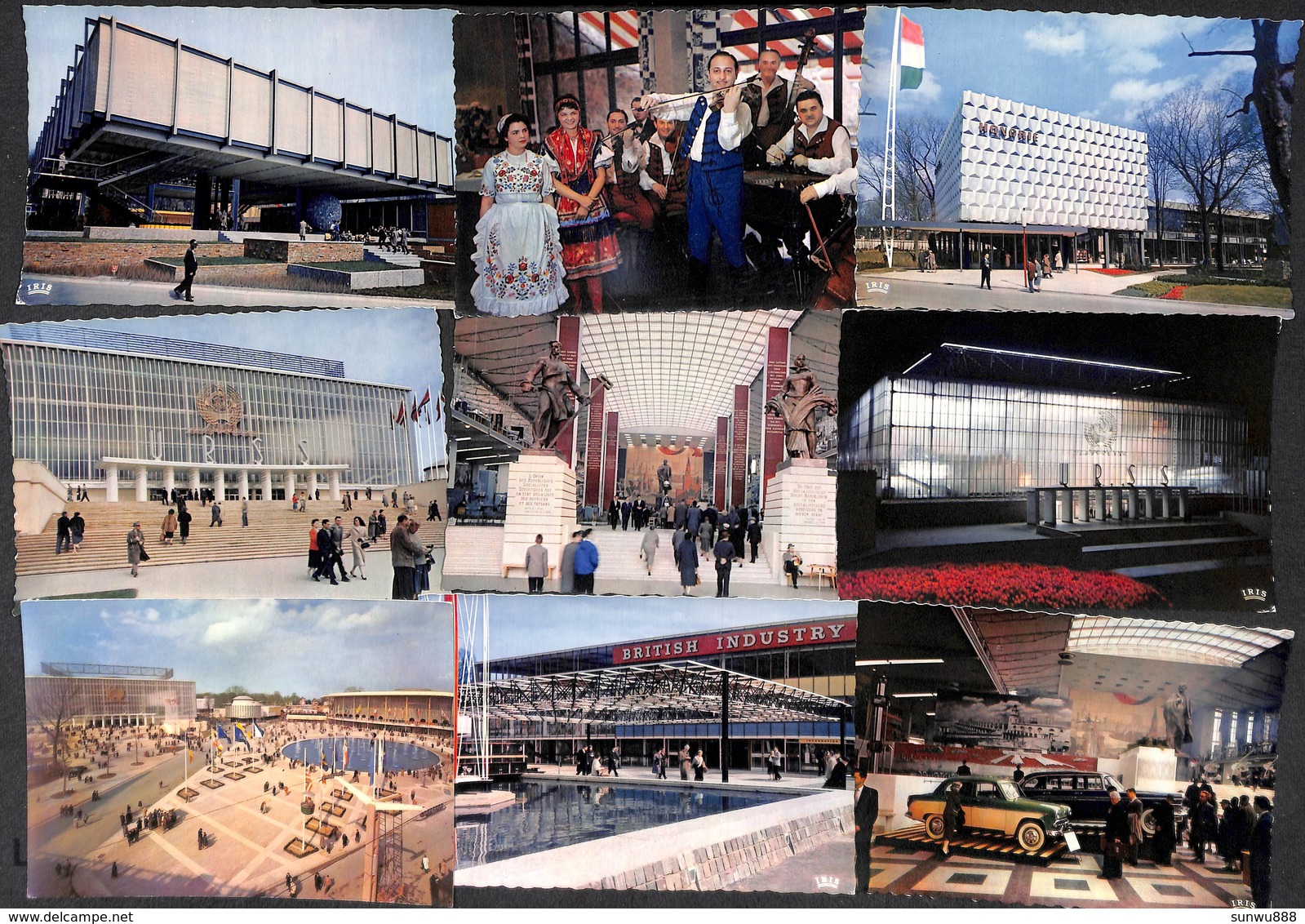 Bruxelles Expo 58 - Lot 24 Cartes (Atomium Voir Zie See Scans... Petit Prix) - Mostre Universali