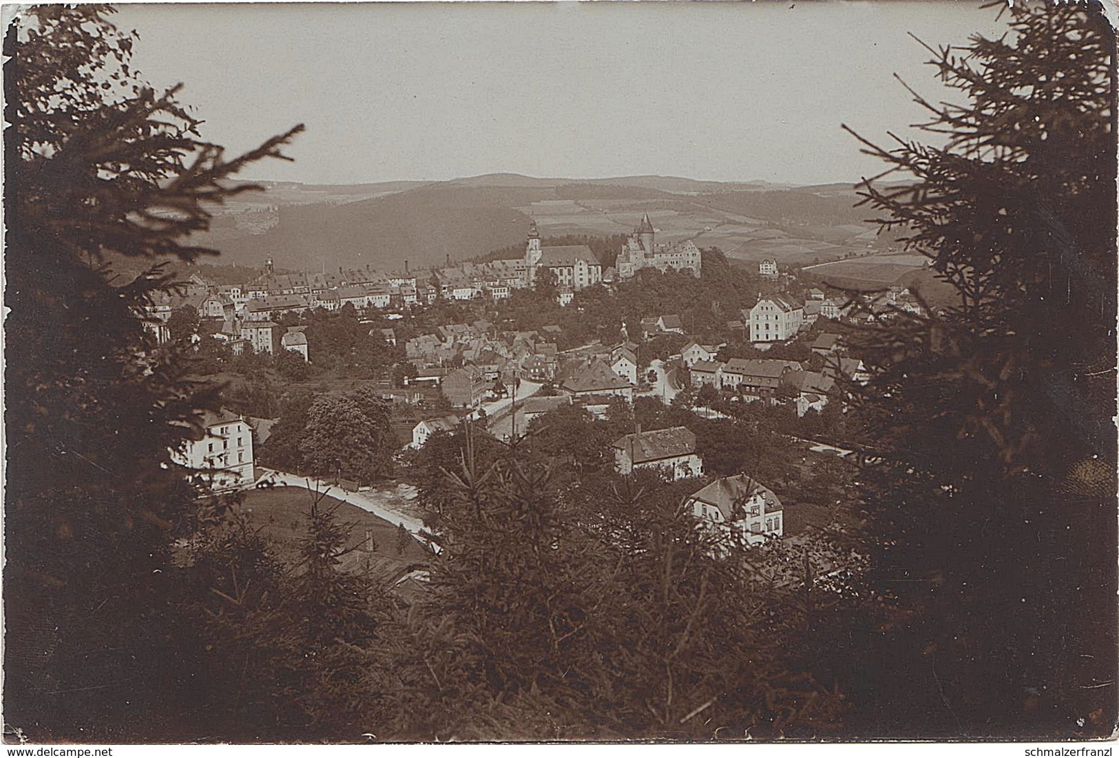 Foto Rohling Für AK Schwarzenberg Schwarzwasser Vorstadt Uferstraße Karlsbader Erlaer Straße Rösselberg Erzgebirge Vogel - Schwarzenberg (Erzgeb.)