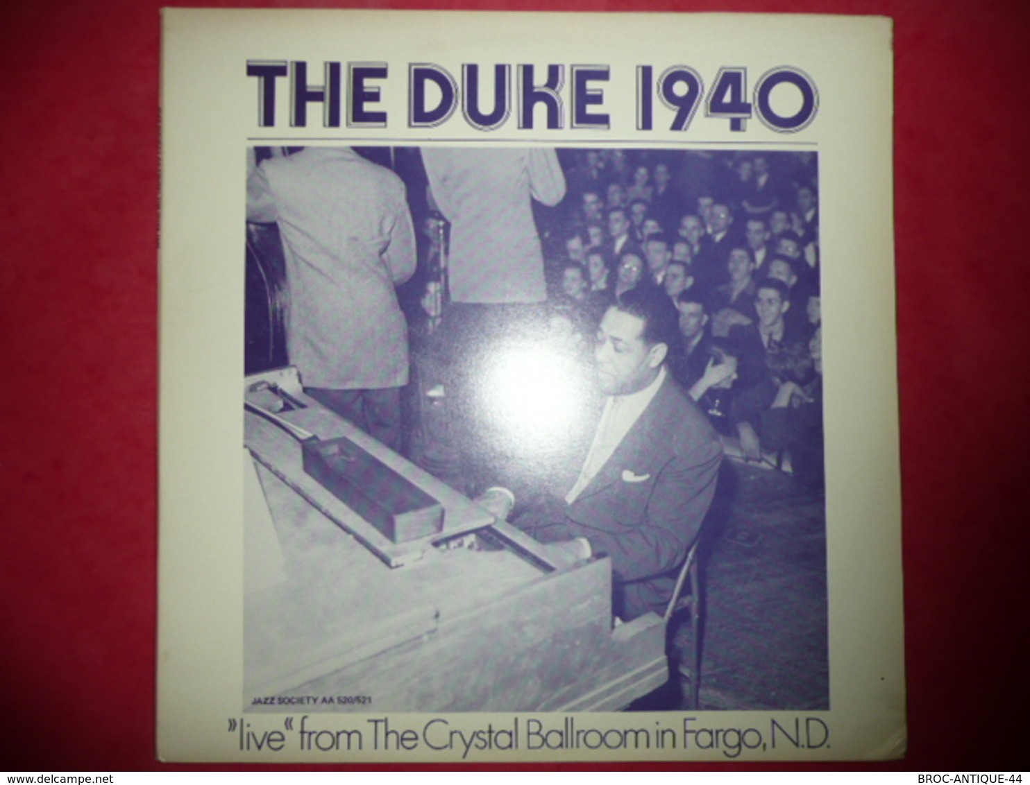 LP N°2103 - DUKE ELLINGTON - AA520/521 - DISQUE EPAIS - POCHETTE OUVRANTE MANQUE SCAN DU MILIEU - Jazz