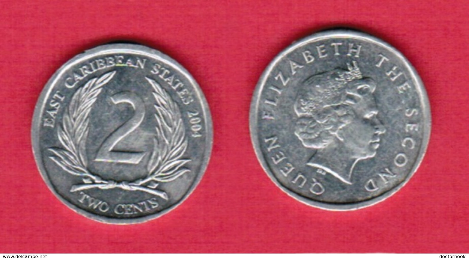 EAST CARIBBEAN STATES  2 CENTS 2004 (KM # 35) #5510 - East Caribbean States