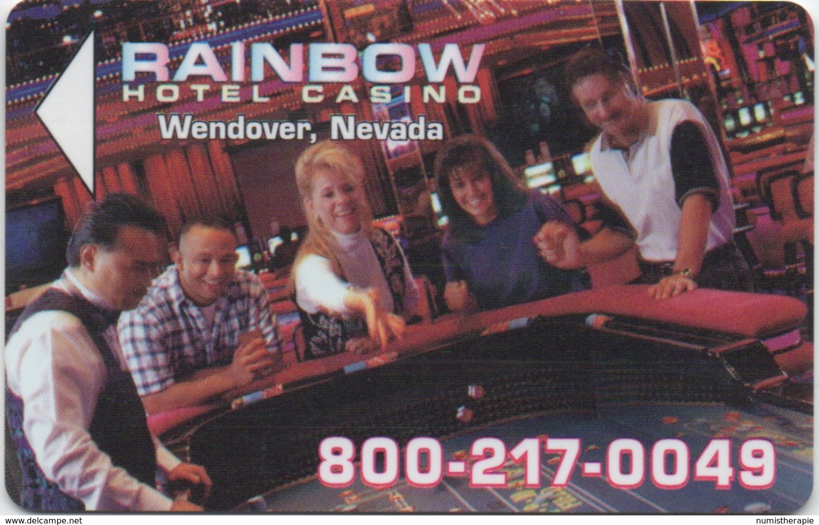 Carte Clé Hôtel : Rainbow Hotel Casino : Wendover NV - Cartes D'hotel