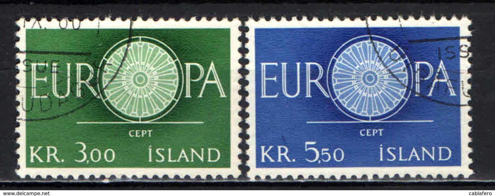 ISLANDA - 1960 - EUROPA UNITA - CEPT - USATI - Usati