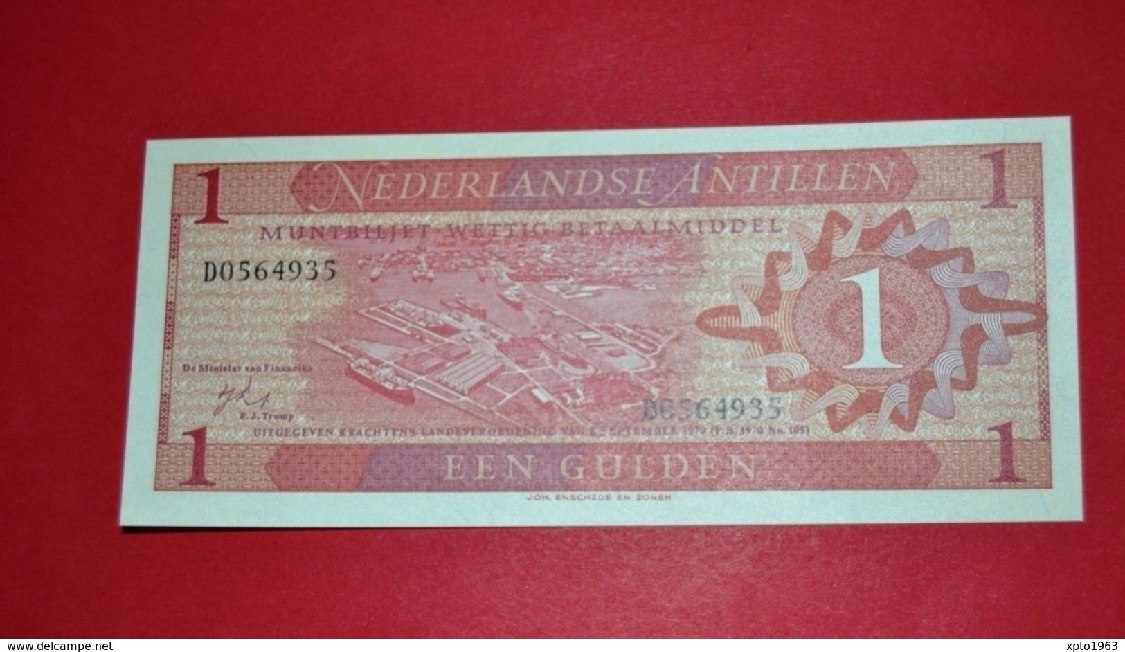 Netherlands Antilles 1 Gulden, 1970, P-20, UNC - NEUF - Niederländische Antillen (...-1986)