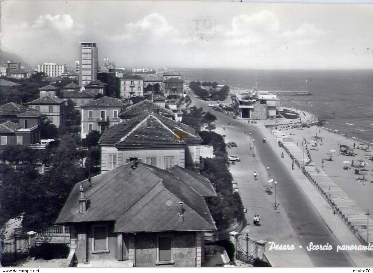 Pesaro - Scorcio Panoramico - Formato Grande Viaggiata – E 15 - Pesaro