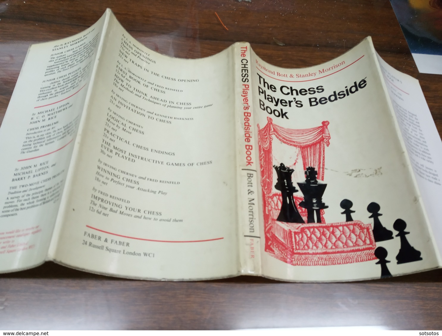 The Chess Player's Bedside Book: Raymont Bott And Stanley Morrison, Ed. Faber And Faber, London 1966 - in Very Good Cond - Other & Unclassified