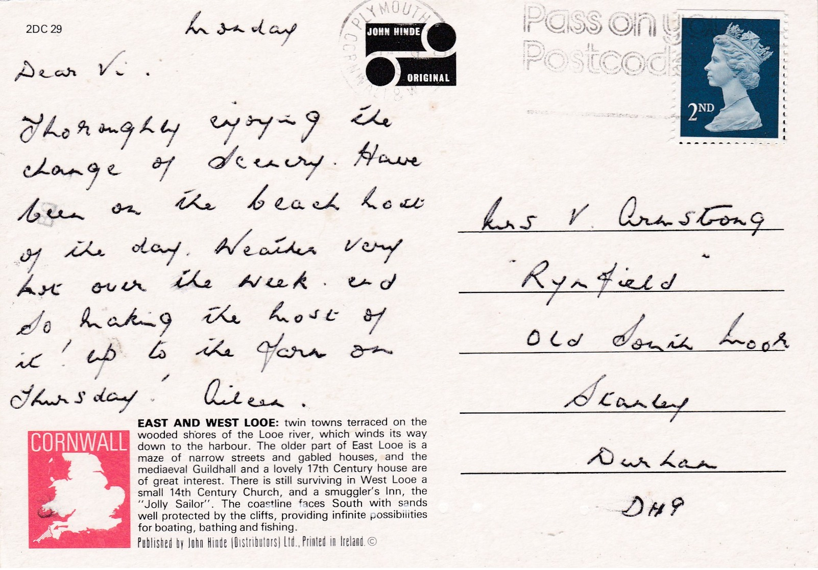 Modern Post Card Of West Looe,Cornwall,England,P39. - Other & Unclassified